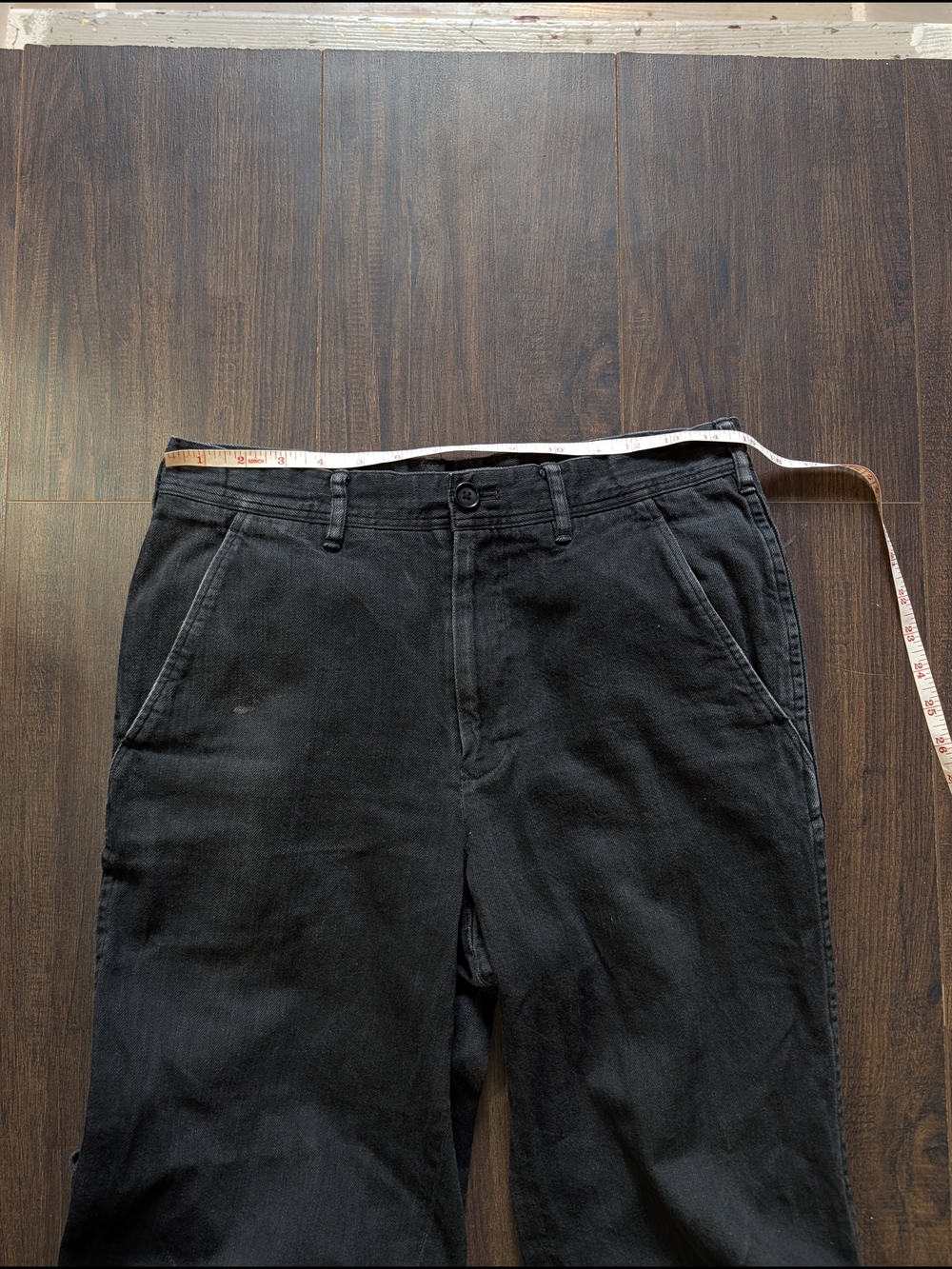 Yohji Yamamoto Men's Black Bondage Strap Buckle Straight-Leg Jeans Japan Sz 2 - Picture 16 of 16